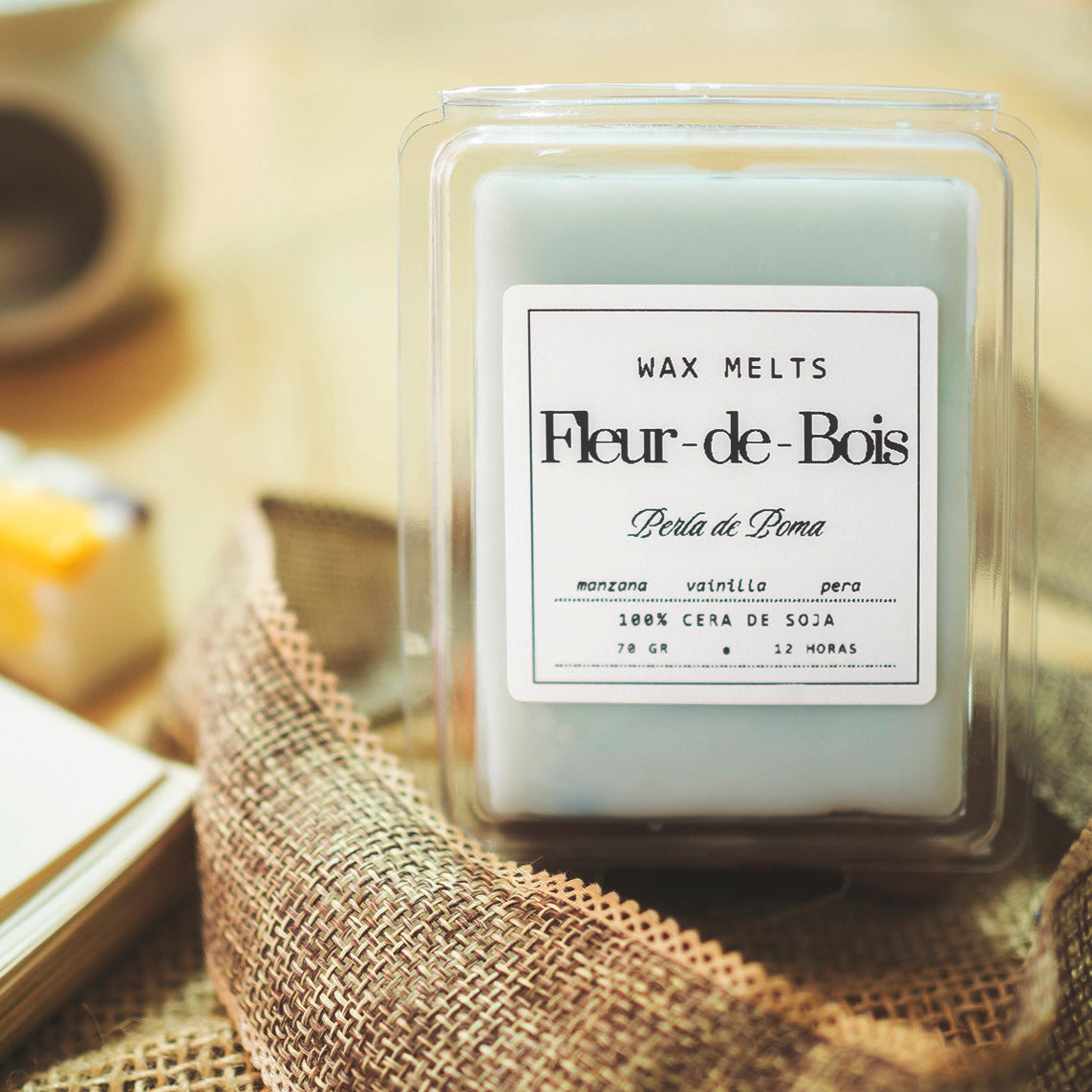 Wax Melts Barra de chocolate PERLA DE POMA