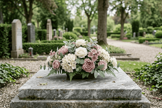 Cómo hacer un centro de flores artificiales para cementerio: claves para que quede digno, estable y duradero
