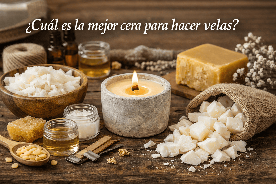 ¿Cuál es la mejor cera para hacer velas?