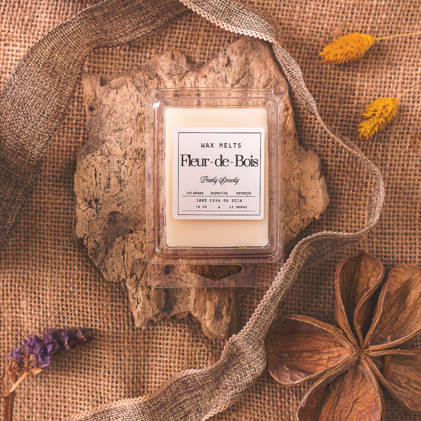 Wax Melts Barra de chocolate PEAKY SPOOKY