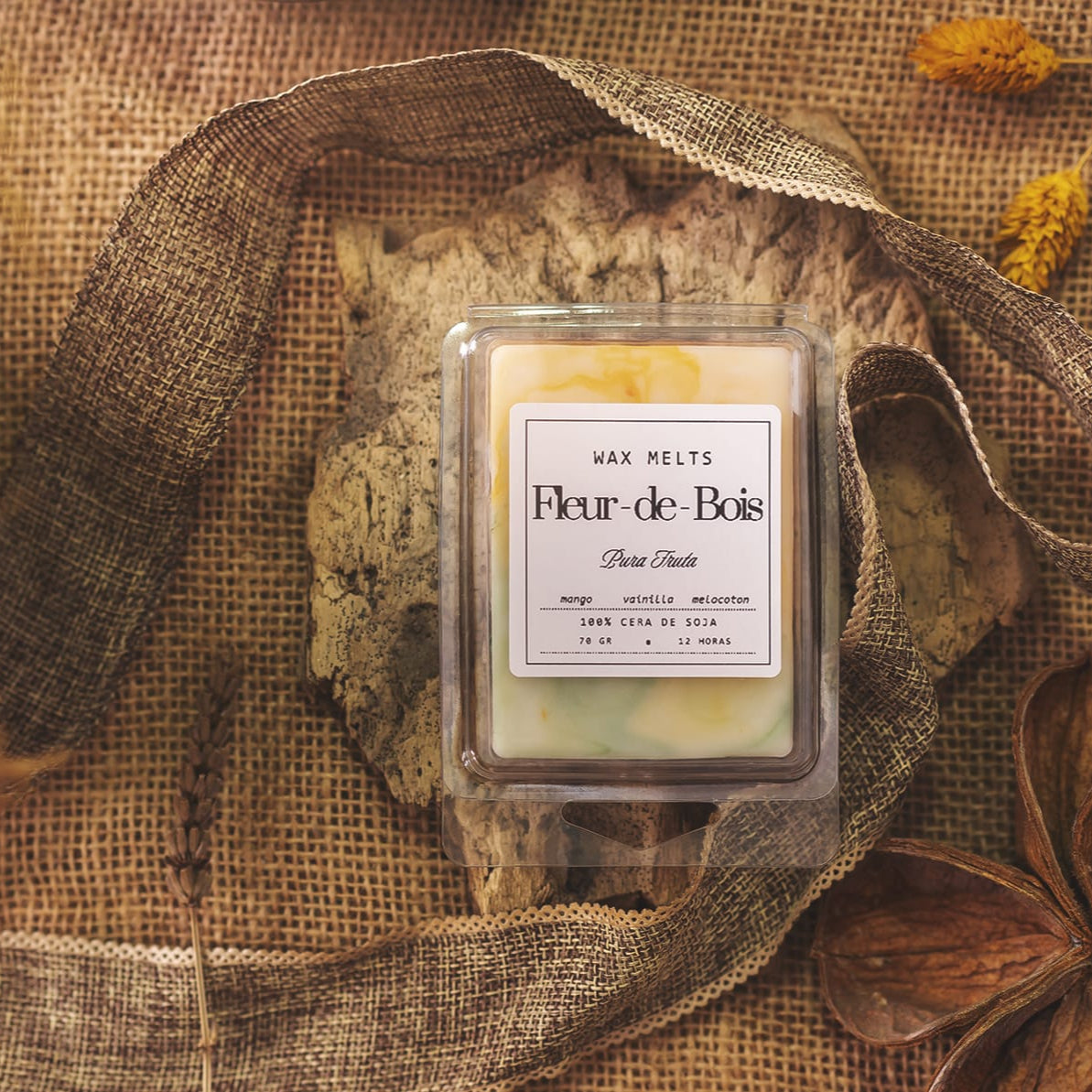 Wax Melts Barra de chocolate PURA FRUTA